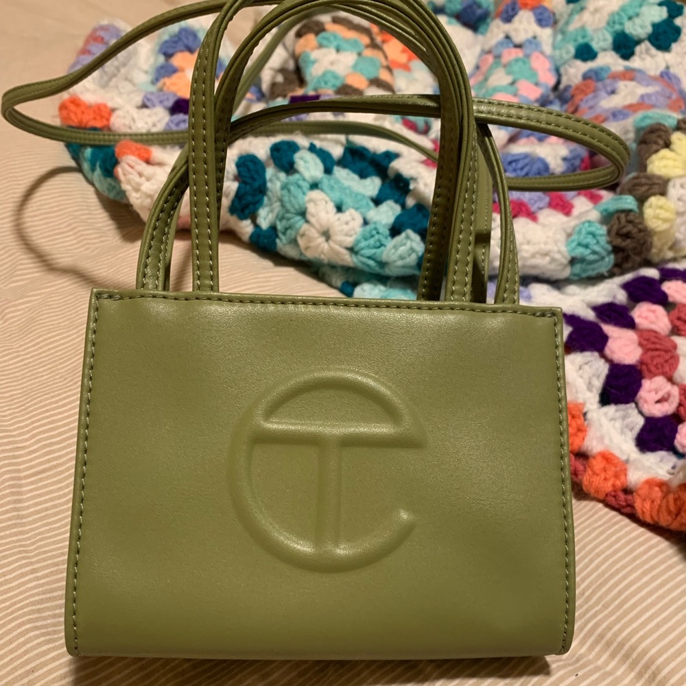 Telfar Small Shopping Bag in Drab